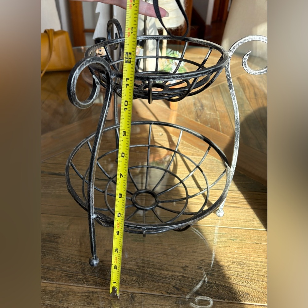 Metal Tiered Basket - Picture 5 of 6